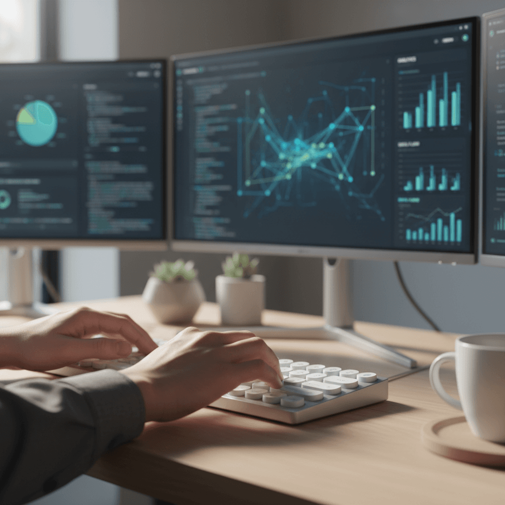 Software engineer working on digital transformation project